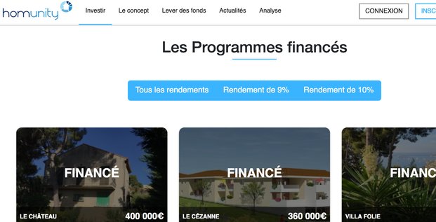 Homunity immobilier crowdfunding