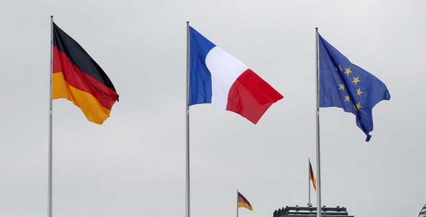 France, Allemagne, Union européenne, Europe, drapeaux, flags,