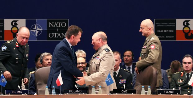 Mariusz Blaszczak, Pologne, Otan, Sir Stuart Peach,