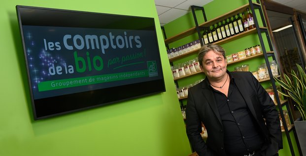 Philippe Bramedie, président-fondateur de l'enseigne Les Comptoirs de la Bio