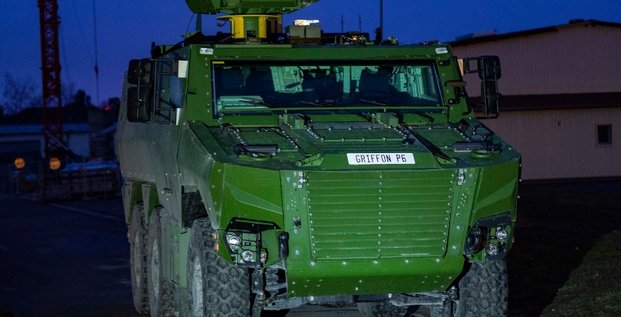 véhicule blindé Griffon Nexter armée de Terre Belgique
