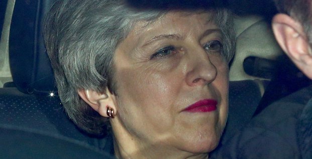 Theresa May, en voiture, Parlement, Brexit