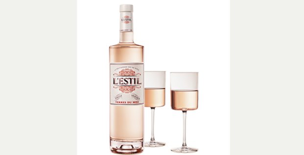 L'Estil, 1e marque de vin rosé en IGP Terres du Midi, créée par la société sétoise Listel