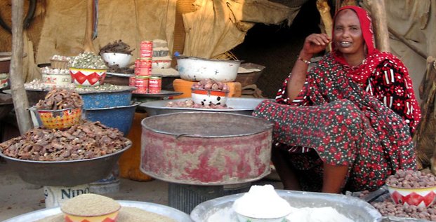 tchad commerce vendeuse marché