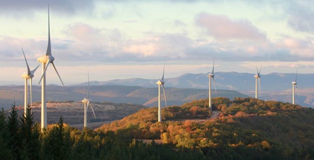 Le parc éolien d'Espigne, développé par le groupe Valeco
