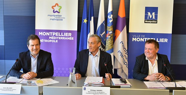 Le maire de la Ville de Montpellier, Philippe Saurel, boucle le dossier de demande d'aide aux commerces de centre ville