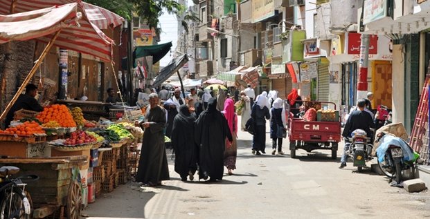 egypte luxor marché population