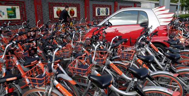 Mobike, vélos, vélopartage, Chine