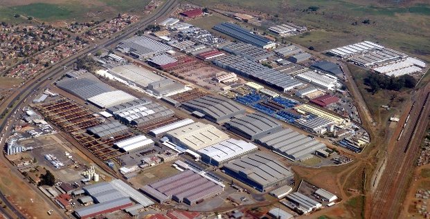 Afrique du Sud zone industrielle industrie