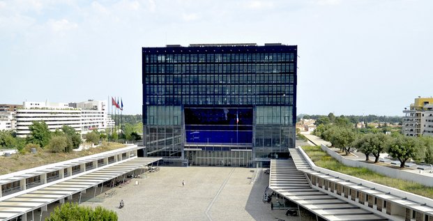 L'hôtel de ville de Montpellier.