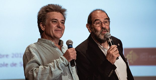 Rémi Roux et Xavier Châtellier, co-présidents de l'URSCOP Occitanie, créée le 20 septembre 2019