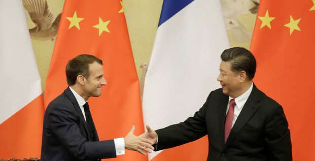 Macron, Xi Jinping,