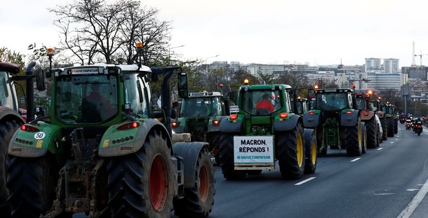 agriculteurs, colère, manifestation, tracteurs, prix, grande distribution