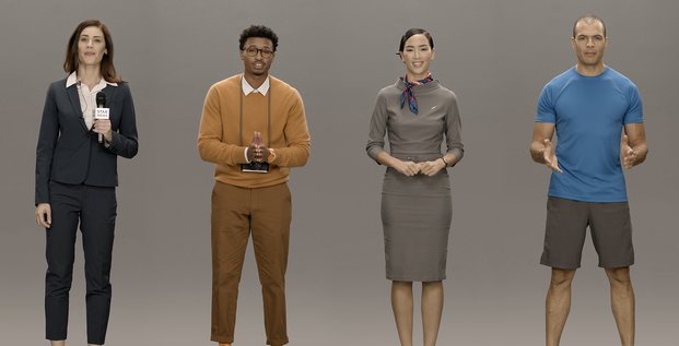 Ces avatars, baptisés Neons, sont des êtres virtuels créés sur ordinateur
