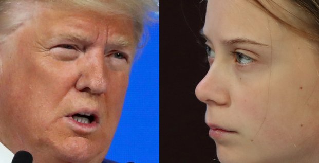 Opposition Donald Trump/Greta Thunberg au forum de Davos