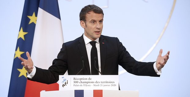 H319 Le 21 janvier, Emmanuel Macron recevait 500 dirigeants d’entreprises de taille intermédiaire à l’Élysée.