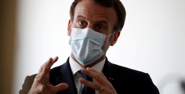 Emmanuel Macron, masque, coronavirus
