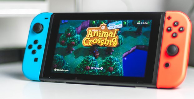 Illustration jeu vidéo Animal Crossing: New Horizons Nintendo Switch