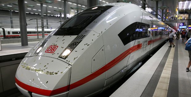 Deutsche Bahn, ICE high-speed train, transports ferroviaires, rail, chemins de fer