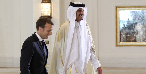 Macron, Qatar, doha, terrorisme, émir du Qatar cheikh Tamim ben Hamad al-Thani