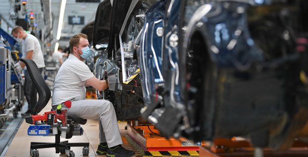 Allemagne: chute record de la production industrielle en avril