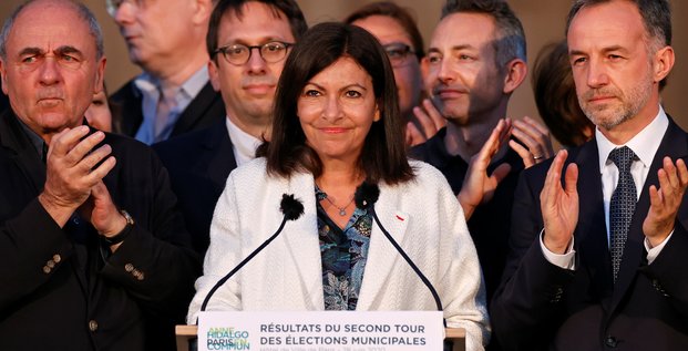 France: hidalgo serait reelue a paris avec 50,2% des voix, selon des estimations