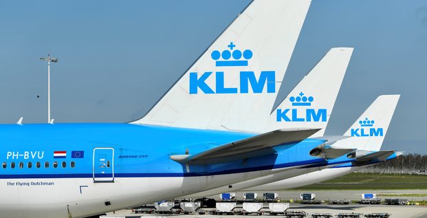 Klm, filiale d'air france-klm, va supprimer 1.100 postes