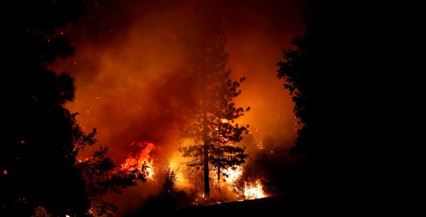 incendie, Oregon, Etats-Unis
