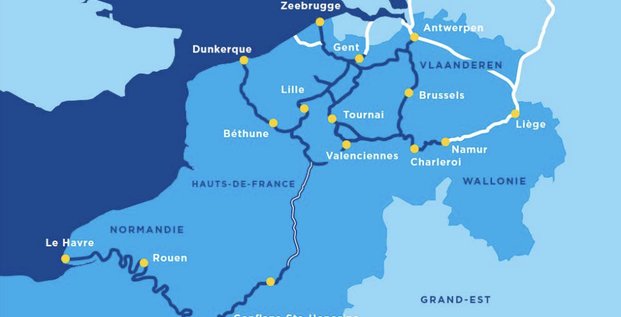 Plan du Canal Seine Nord Europe