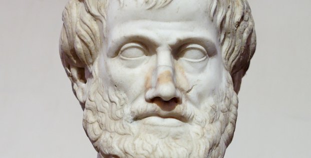 Aristote, copie romaine d'une sculpture de Lysippe de Sicyone (-330 av. J.-C.),