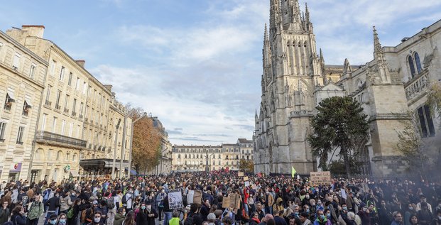 Manifestation 28 novembre Bordeaux Sécurité gloable