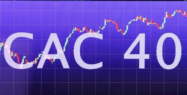CAC 40 écran indice