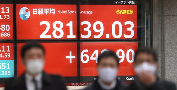 Nikkei, Tokyo, Bourse, plus-haut de trente ans