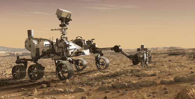 Rover Perseverance sur Mars