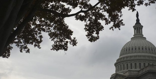 Vue du Capitole, à Washington, qui abrite la Chambre des représentants et le Sénat américains.