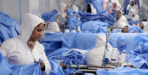 unite textile combinaisons medicales egypte industrie