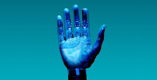 robot, humain, Prosthetic arm visualisation, main, humain, robot, humanoïde