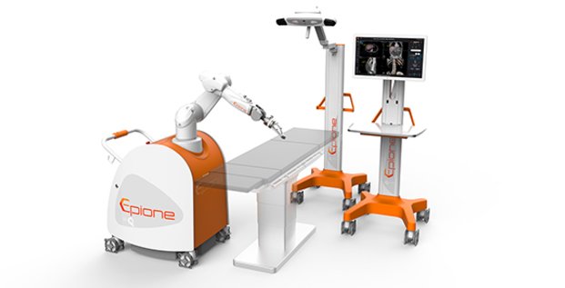 Le robot Epione® développé par Quantum Surgical
