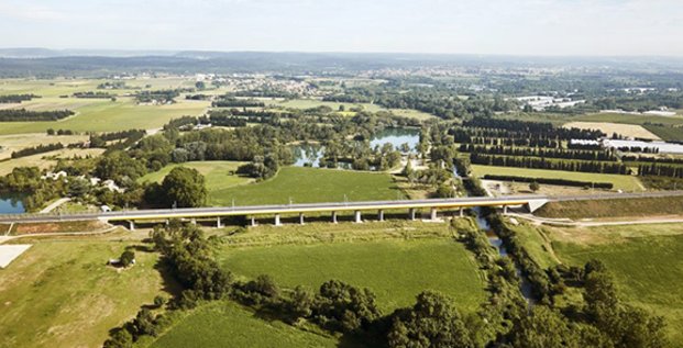 Oc'Via a réalisé la ligne ferroviaire de contournement Nîmes-Montpellier