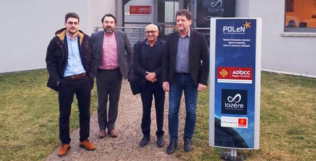 L'équipe de la startup Aumerial a quitté Troyes (Aube) pour s'installer à Mende, en Lozère, dans la pépinière POLeN.