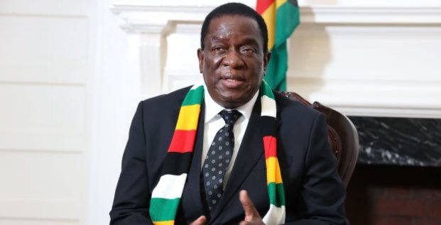 Emmerson Mnangagwa, président de la République du Zimbabwe.