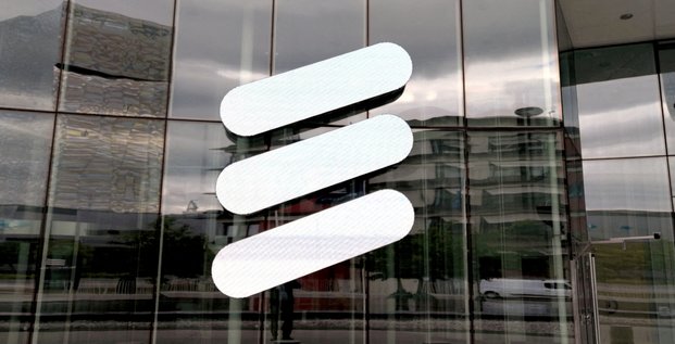File photo: the ericsson logo is seen at the ericsson's headquarters in stockholm
