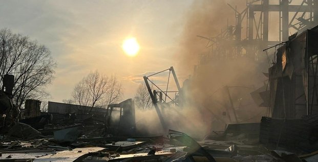 Ukraine: frappe de missile a brovary, pres de kyiv, dit son maire