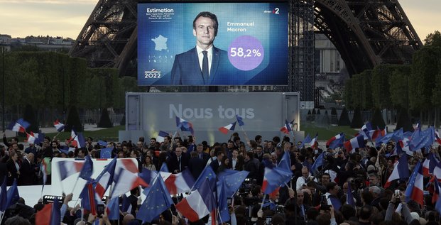 France 2022: macron reconduit a l'elysee avec plus de 58%