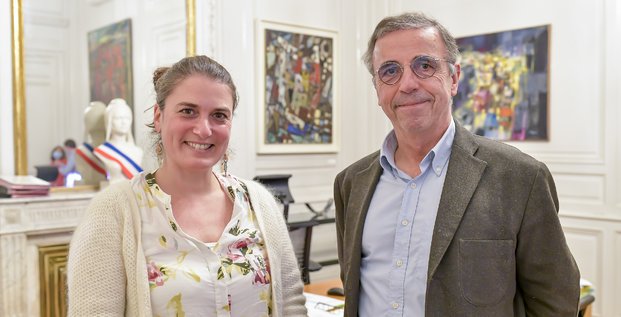 Pierre Hurmic et Eve Demange