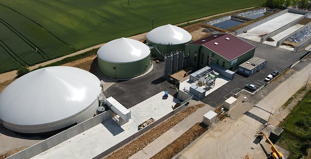 Le site de Dole Biogaz situé à Brevans (39) a injecté ses premiers mètres cubes de gaz vert, il y a presqu’un an, dans le réseau de gaz naturel.