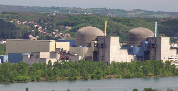 Centrale nucléaire, Saint-Alban, Isère, Rhône