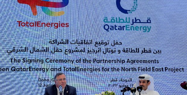 Le qatar selectionne totalenergies pour un projet geant de gnl