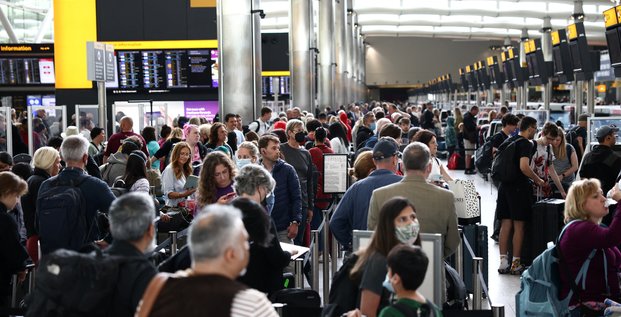 Grande-bretagne: l'aeroport d'heathrow plafonne le nombre de passagers au depart a 100.000 par jour