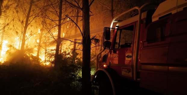 Incendies Gironde Landiras juillet 2022